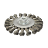 Kotoučový splétaný kartáč ø 125 x 13 mm ocelový drát 0,50 mm M14 MOST