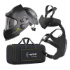 Set RTW svářecí kukla Helix CLT černá + filtroventilace Swiss Air Optrel