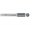 Válcová fréza s čelním ozubením z tvrdokovu 6 x 16 x 6 mm MOST STANDARD ZYA-S tvar B