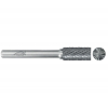 Válcová fréza s čelním ozubením z tvrdokovu 12 x 25 x 6 mm MOST STANDARD ZYA-S tvar B