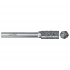 Válcová fréza s čelním ozubením z tvrdokovu 10 x 20 x 6 mm MOST STANDARD ZYA-S tvar B
