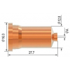 Kontaktní dýza Ø 1,1 mm 50-60 A pro hořák PT-100, SCP 120