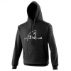 Mikina JH001 College Hoodies Svářeč černá M