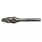 Stromečková zaoblená fréza z tvrdokovu 12 x 25 x 6 mm MOST PRO Alu Cut RBF tvar F