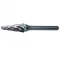 Kuželová zaoblená fréza z tvrdokovu 12 x 30 x 6 mm MOST PRO Alu Cut KEL tvar L