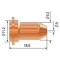 Dýza Ø 0,65 mm 10-20 A pro hořák Parker SCP 40/60, PT-60, HS-60