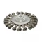 Kotoučový splétaný kartáč ø 125 x 13 mm ocelový drát 0,50 mm M14 MOST