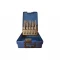Set tvrdokovových fréz ø 10/12 x 6 mm: B, C, D, F, L STD MOST 10 ks