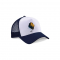 Kšiltovka Solík Snapback Trucker s potiskem modro-bílá