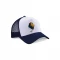 Kšiltovka Solík Snapback Trucker s potiskem modro-bílá