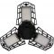 Garážová LED lampa 35,5 W, 3 800 lm, závit E27 BERG