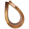 Lamelová měděná propojka 525 x 50 mm, rozteč otvorů 30 mm