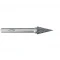 Kuželová špičatá fréza z tvrdokovu 12 x 25 x 6 mm MOST STANDARD  SKM tvar M