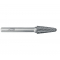 Kuželová zaoblená fréza z tvrdokovu 12 x 30 x 6 mm MOST STANDARD KEL tvar L