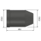 Hubice ø 29,5/30,5 x 46,2 mm 80-120 A pro hořák PT-100/SCP 120