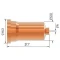 Kontaktní dýza Ø 1,0 mm 40-50 A pro hořák PT-100, SCP 120
