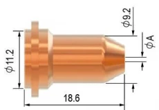 Dýza Ø 0,8 mm 20-30 A pro hořák Parker SCP 60/SCP 40/SCP 25/PT-60/HS-60