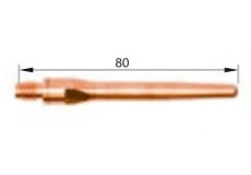 Špička CuCrZr závit M8 x 80 mm pro drát ∅ 1,0 mm pro M401/M501