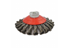 Copánkový splétaný kartáč ø 125 x 13 mm ocelový drát 0,50 mm M14 MOST