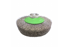 Kotoučový kartáč ø 100 x 10 mm vlnitý nerezový drát 0,30 mm M14 MOST