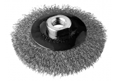 Kotoučový kartáč ø 100 x 10 mm vlnitý nerezový drát 0,30 mm M14 MOST