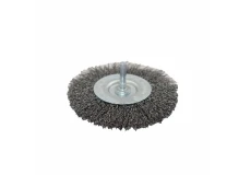 Kotoučový kartáč ø 100 x 12 mm s trnem 6 mm vlnitý ocelový drát 0,30 mm MOST