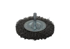 Kotoučový kartáč ø 50 x 7 mm s trnem 6 mm vlnitý ocelový drát 0,30 mm MOST