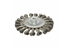Kotoučový splétaný kartáč ø 125 x 13 mm ocelový drát 0,50 mm M14 MOST