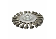 Kotoučový splétaný kartáč ø 125 x 13 mm ocelový drát 0,50 mm M14 MOST