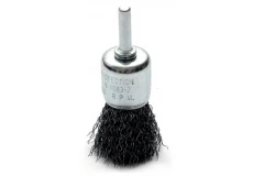 Štětcový kartáč ø 12 mm s trnem 6 mm vlnitý ocelový drát 0,30 mm MOST