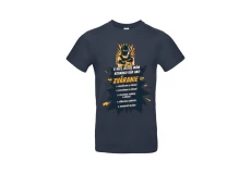 Tričko design Brynzové halušky E190 navy M