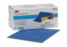 Brusný arch 3M Grippy 139 x 114 mm P1200, 20 ks, 35114