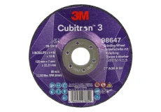 Brusný kotouč 125 x 7 x 22,23 mm zrnitost 36+ 3M CUBITRON 3 typ T27, 98647