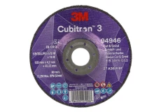 Brusný a řezný kotouč 125 x 4,2 x 22,23 mm zrnitost 36+ 3M CUBITRON 3 typ T27, 94946