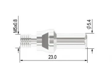 Elektroda standard pro hořáky PT-60/HS-60/SCP 60 (SCP2504)