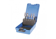 Set tvrdokovových fréz ø 12 x 6 mm: B, C, D, F, L ALU CUT PRO MOST 5 ks