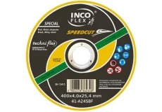 Řezný kotouč 400 x 4,0 x 32 mm A24S BF100 Special SPEEDCUT Incoflex typ 41