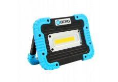 LED COB dílenská lampa 20 W/1200 lm s USB nabíjením a magnety BERG