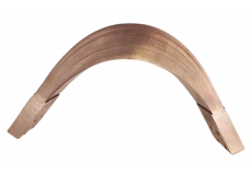 Lamelová měděná propojka 425 x 50 mm, rozteč otvorů 22 mm, LP-268