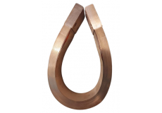 Lamelová měděná propojka 500 x 50 mm, rozteč otvorů 30 mm