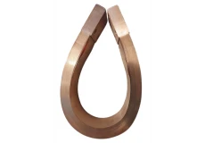 Lamelová měděná propojka 500 x 50 mm, rozteč otvorů 30 mm