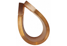 Lamelová měděná propojka 525 x 50 mm, rozteč otvorů 30 mm