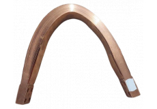 Lamelová měděná propojka 525 x 35 mm, rozteč otvorů 22 mm,  LP-256