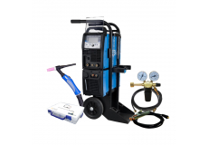 Set svářečka Pontig 320 LCD AC/DC MOST s chladící jednotkou a vozíkem + hořák a startovací sada, RV