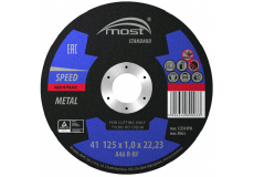Řezný kotouč 125 x 1,0 x 22,23 mm MOST STANDARD METAL Speed typ 41