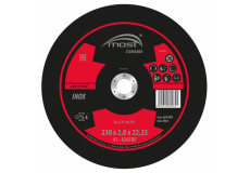 Řezný kotouč 230 x 2,0 x 22,23 mm MOST STANDARD INOX typ 41