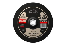 Řezný kotouč 230 x 1,9 x 22,23 mm MOST PRO METAL + INOX VRS typ 42