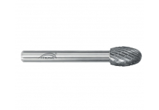 Oválná fréza z tvrdokovu 8 x 13 x 6 mm MOST STANDARD TRE tvar E