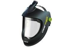 Brusný štít Optrel Clearmaxx PAPR s přípravou na filtroventilaci