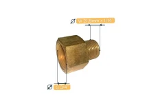 Přechodka redukce z G3/4"F na W21,8 x 1/14"M GCE